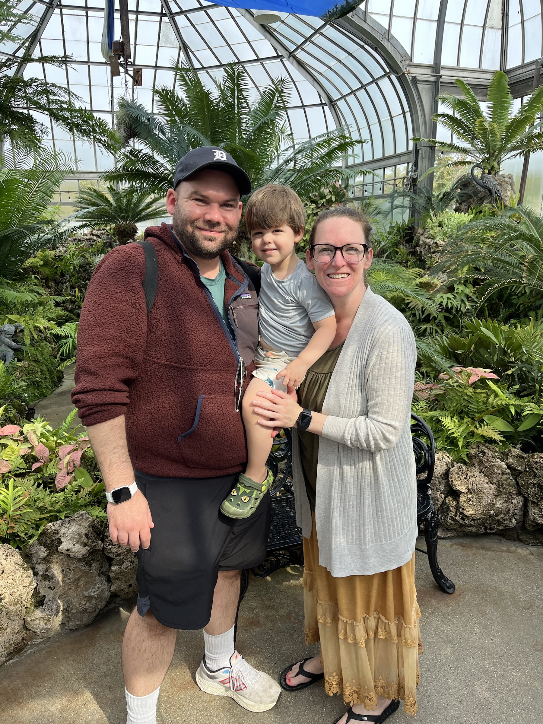 John Vercher with his family